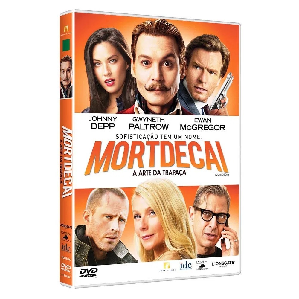 Mortdecai A Arte Da Trapaça Dvd Johnny Deep Gwyneth Paltrow