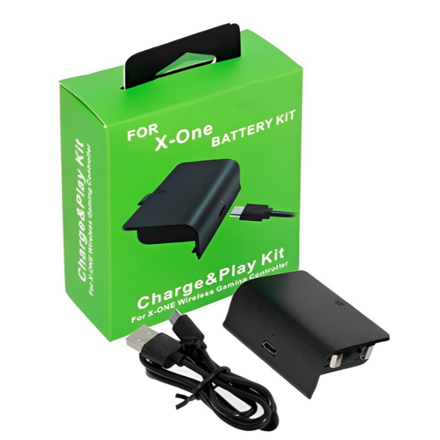 Kit Bateria Carregador Xbox One Cabo Recarregávela Para Controle Cabo  CHARGE AND PLAY XBOX ONE