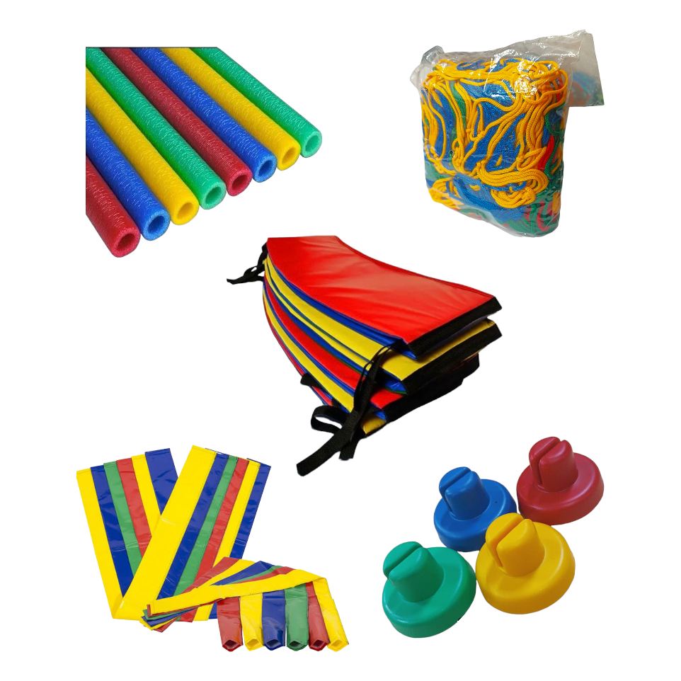 Kit de 4,27m Protetor de Molas + Rede + Isotubos + Ponteira + Capas - Feito para Camas de 4,27m