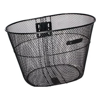 Cesta Cestinha Aramada Bicicleta Aro 26 Grande Preto Bike em Oferta na Shopee