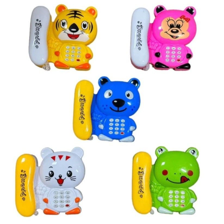 Telefone De Plástico Educativo Para Bebes Com Som Estimula Aprendizagem em Oferta na Shopee