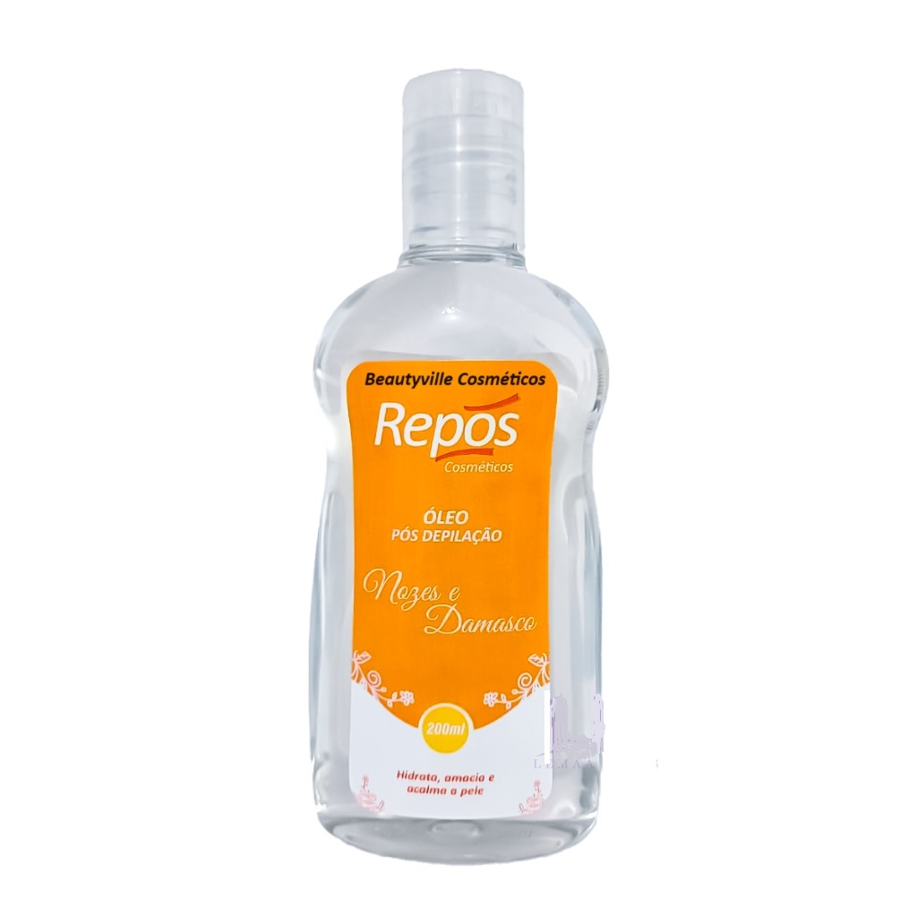 Óleo Pós Depilação Repos Nozes e Damasco 200ml em Oferta na Shopee