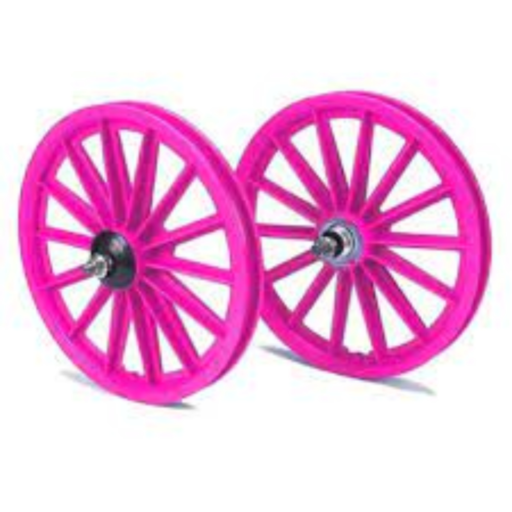 Roda Nylon Aro 16 AMR C/eixos - Par Rodas Bike Infantil