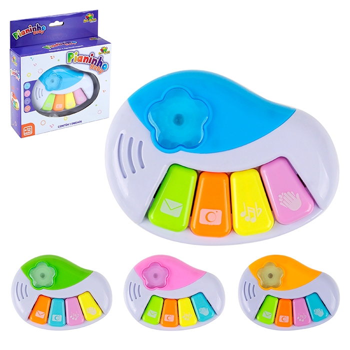 Piano Baby Musical Brinquedo Interativo Com Luz e Sons para Bebe ARTBRINK