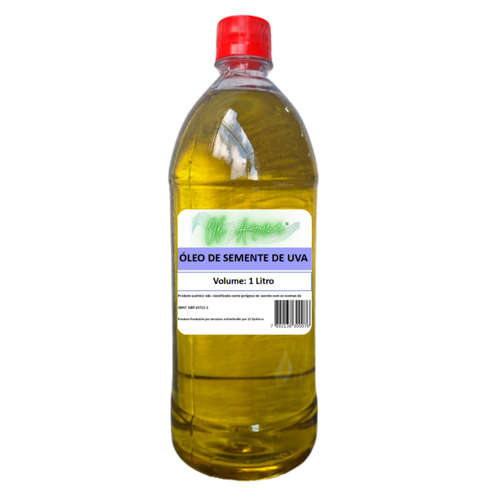 Óleo De Semente De Uva 1l Nutrição E Hidratação 100% Puro