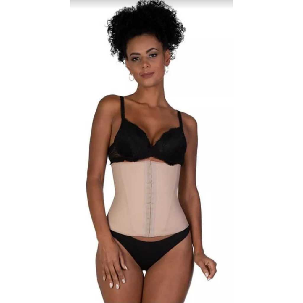 Cinta Modeladora e Redutora de Medidas Abdominais Emborrachada Modelform Esbelt Ref 415 em Oferta na Shopee