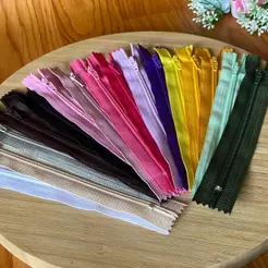 Zíper 15CM Pacote com 10 Unidades ou mais