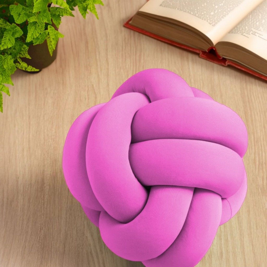 Almofada Nó Nozinho Escandinavo Decoração Luxo Diversas Cores Sala Quarto