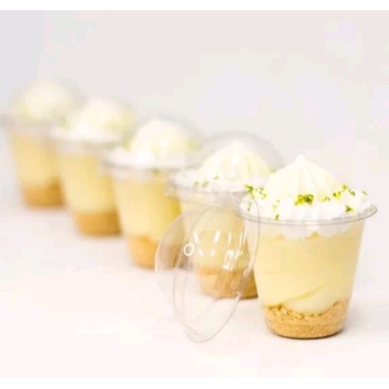 100 un Mini Copos Bolha de 25 ml com Tampa Bolha Transparente