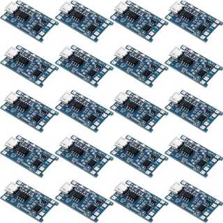 KIT COM 20 PEÇAS Módulo da placa de carregamento da bateria do lítio, MICRO USB ou TIPO-C, proteção de carregamento.