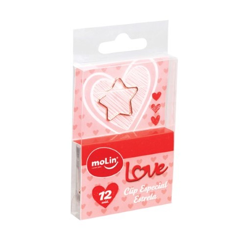 Clipes Estrela Molin cx c/ 12un.