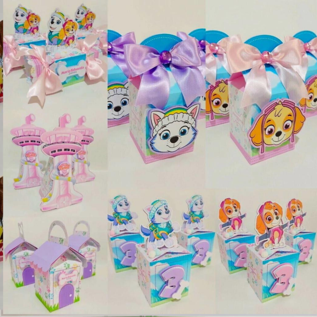 KIT LEMBRANCINHA PERSONALIZADA SKYE E E VEREST