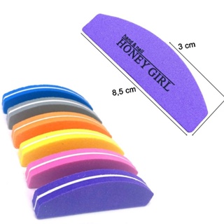 Lixa Polidora Mini Buffer Honey Girl C/10 Un Várias Cores Manicure Unha em Oferta na Shopee