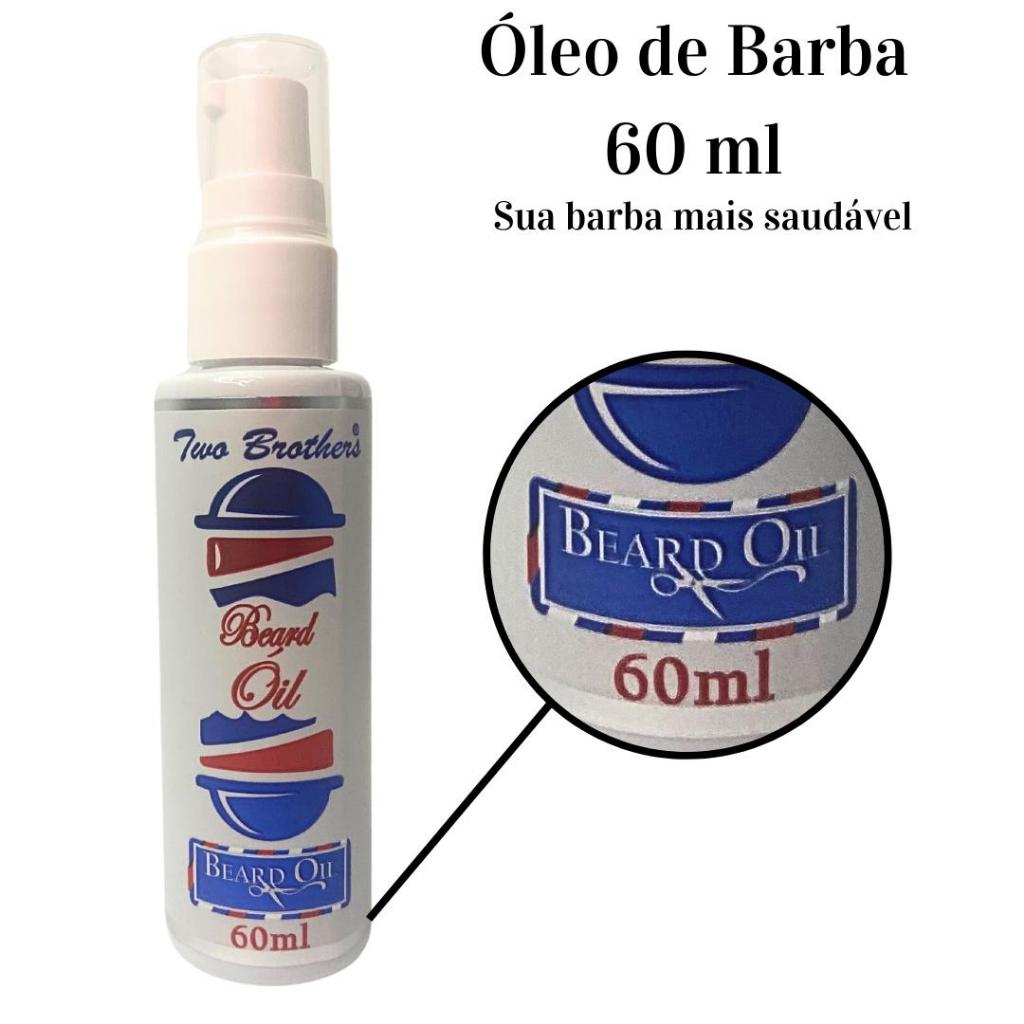 Óleo De Barba Two Brothers 60ml Beard Oil Oleo Para Barba