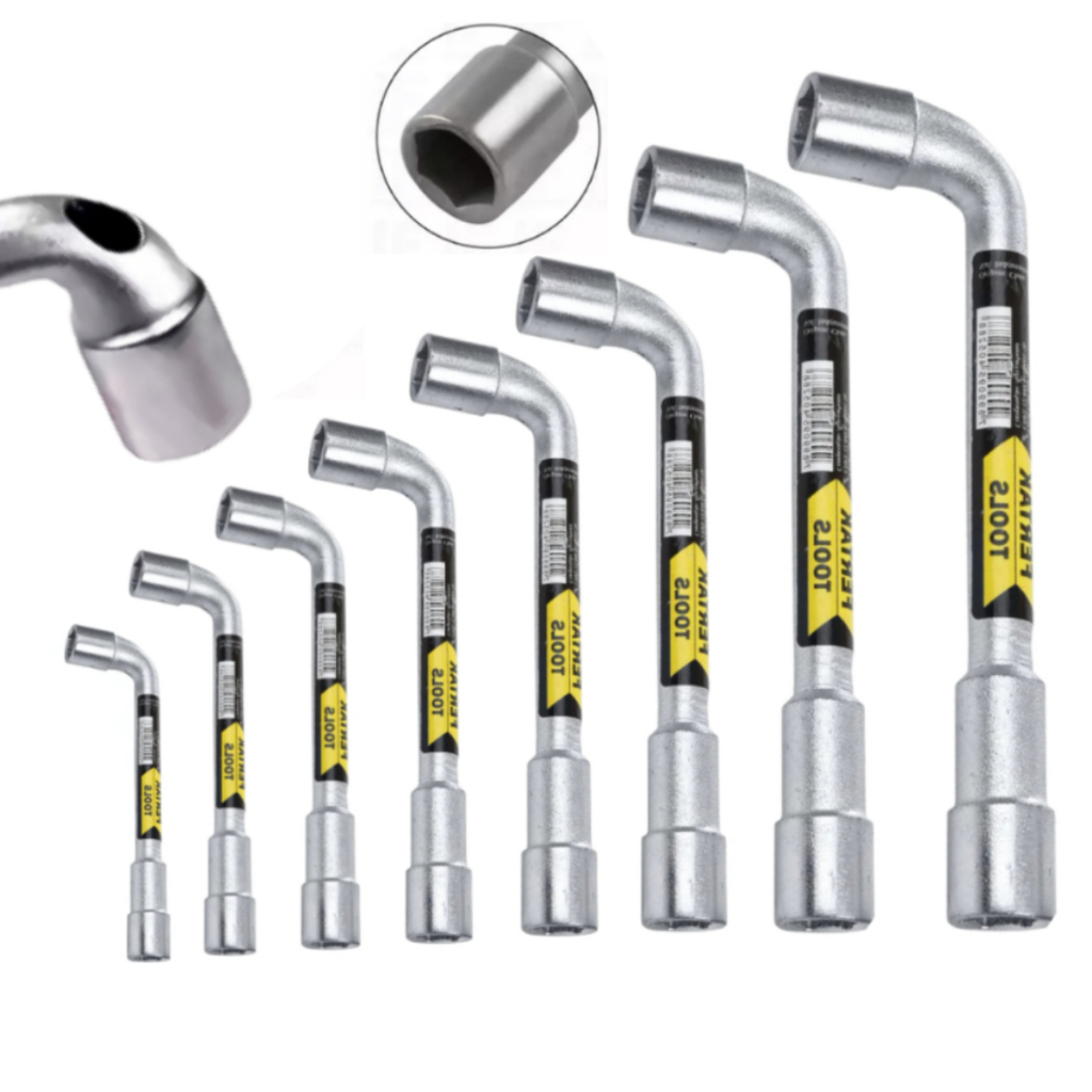 Chave Biela L Curta Vazada Com Furo Uso Profissional Reforçada - Escolha a Sua Medida em Oferta na Shopee