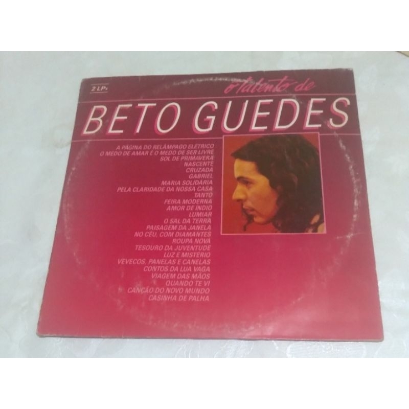 LP o talento de BETO GUEDES (DUPLO) 1985