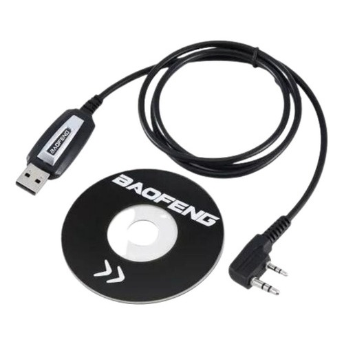 Cabo Usb Programação Radio baofeng Uv5r Uv6r Uv82 +CD Baofeng uv 82 baofeng 777s em Oferta na Shopee
