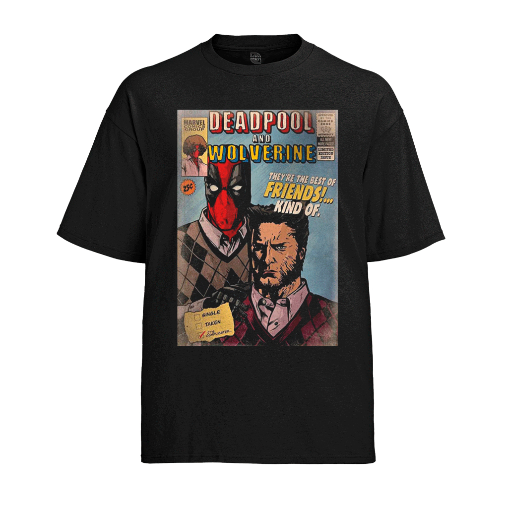 Camiseta Algodão Unissex Tshirt Deadpool & Wolverine HQ