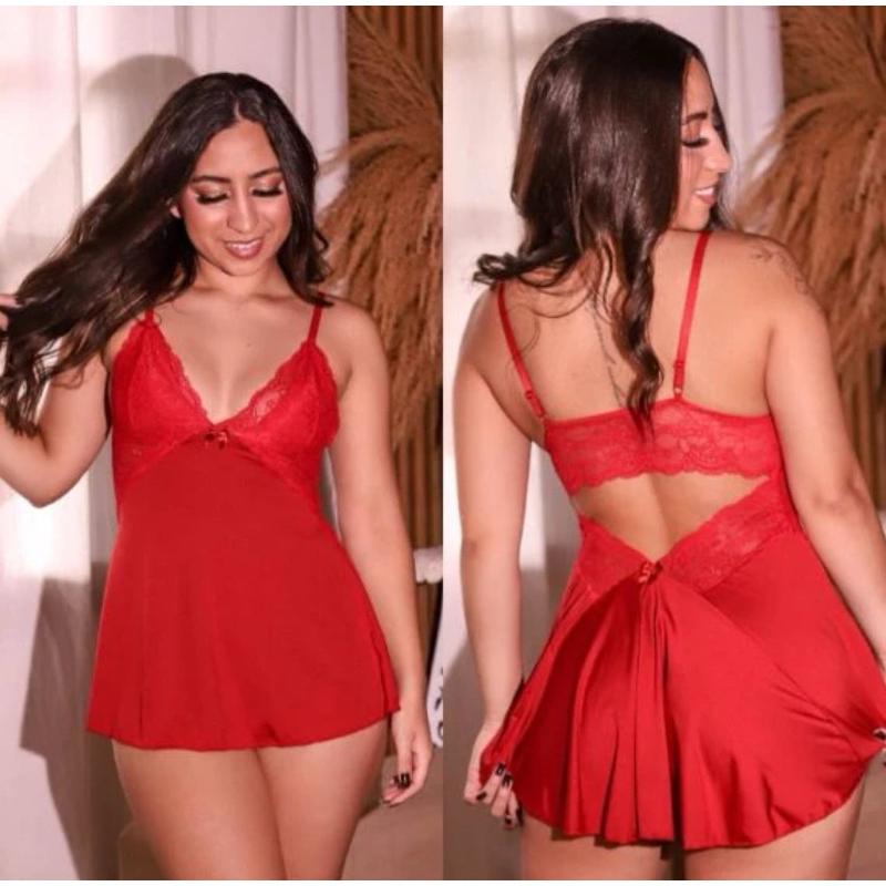 camisola sem bojo sexy costas aberta alça com regulagem sensual pijama feminino