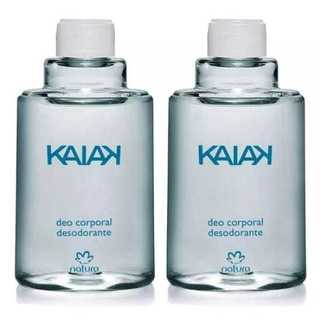 Kit com 2 Unidades Kaiak Tradicional Refil desodorante Corporal 100ml Masculino