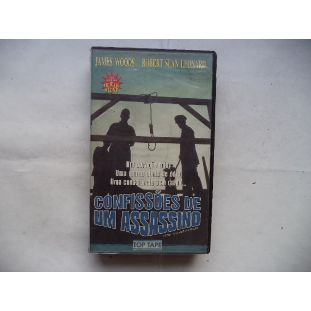 Fita Vhs Confissoes de Um Assassino Original Legendado James Woods drama