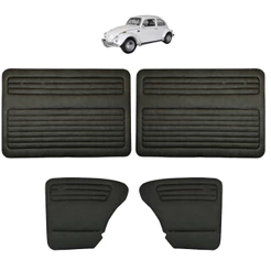 Forro Porta Vw Fusca 63-77 Jogo 4 Peças Sem Bolsa