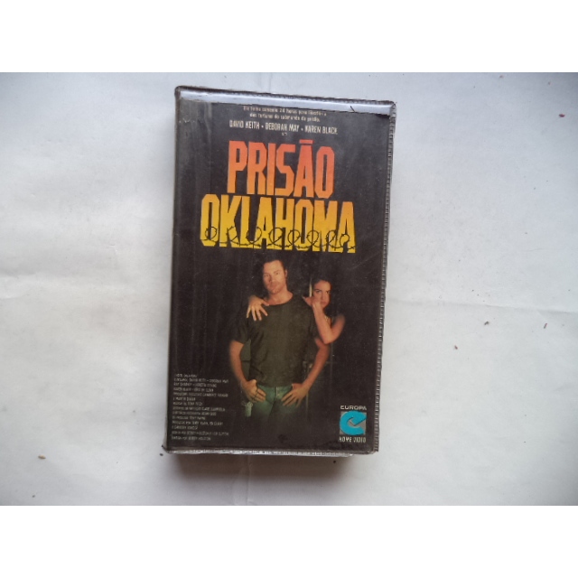 Fita Vhs Prisão Oklahoma Original Legendado David Keith Deborah May Karen Black aventura