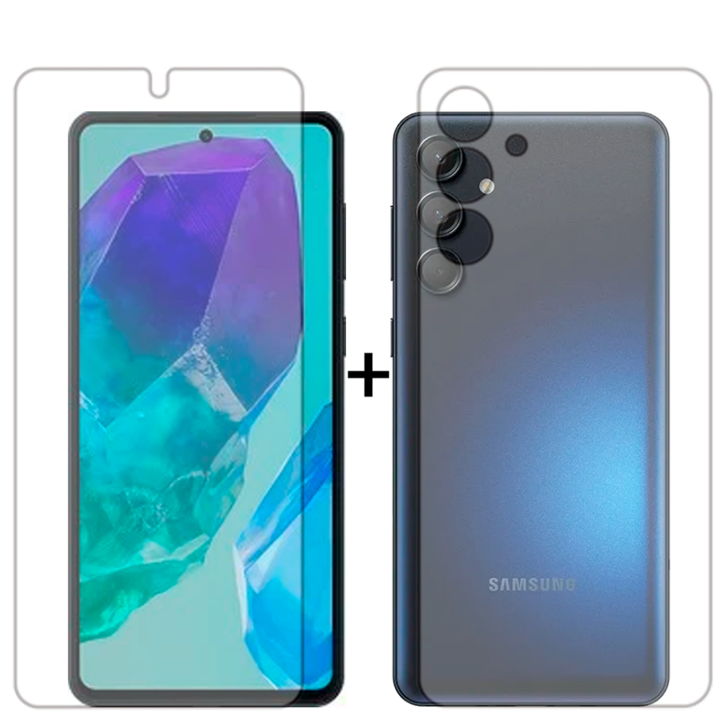 Película Hidrogel HD Frente e Verso Samsung Galaxy M55