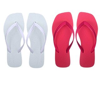 Chinelo Feminino Kit 2 Pares Sandália de Borracha