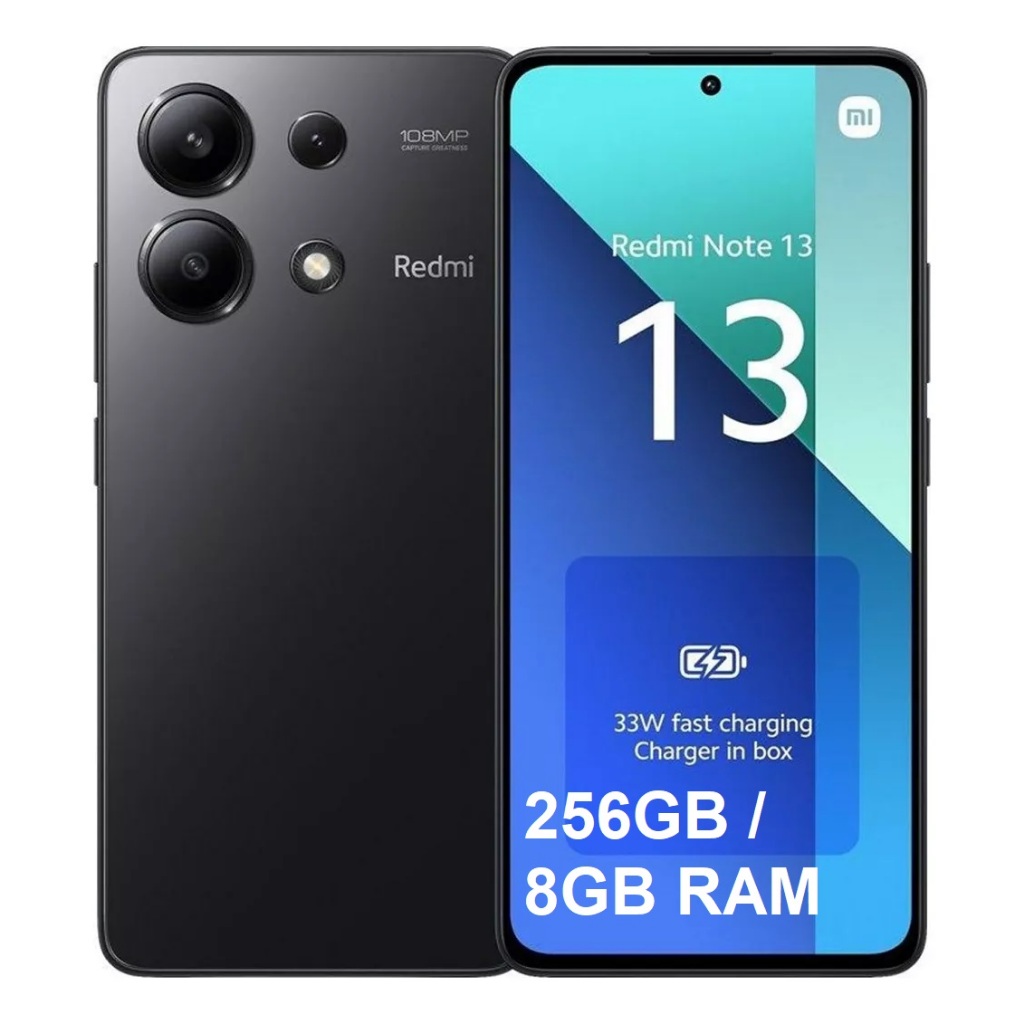 Celular Smartphone Xiaomi Note 13 4G 256GB 8GB Ram Versao Global Midnight Black c/ Nota fiscal e garantia