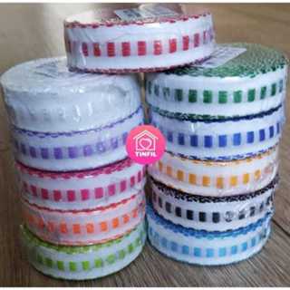 Kit 10 Rolos Galão de Passa Fita Falso Cores Diversas 100% Poliester em Oferta na Shopee