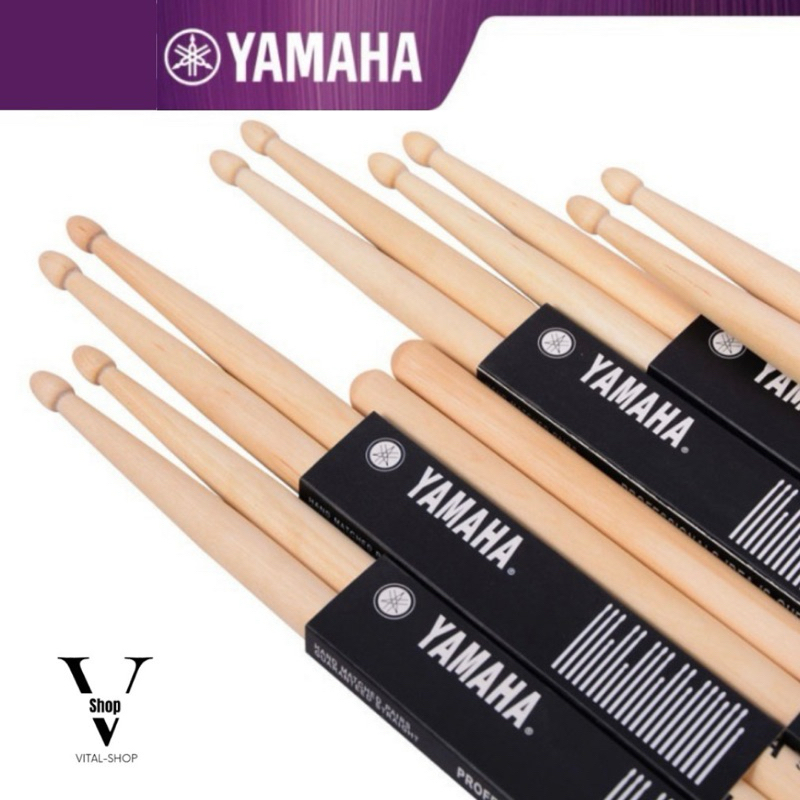 Baqueta Yamaha 5A (cada par) Maple em Oferta na Shopee