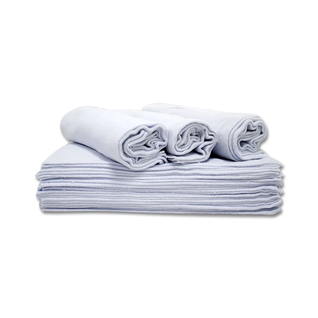 10 Kit Pano de Prato Liso Branco Bordar Pintar Limpeza