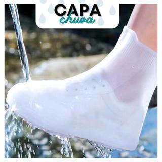 Capa Para Tênis Silicone Chuva Moto e Bike Sapato Com Cano Alto em Oferta na Shopee