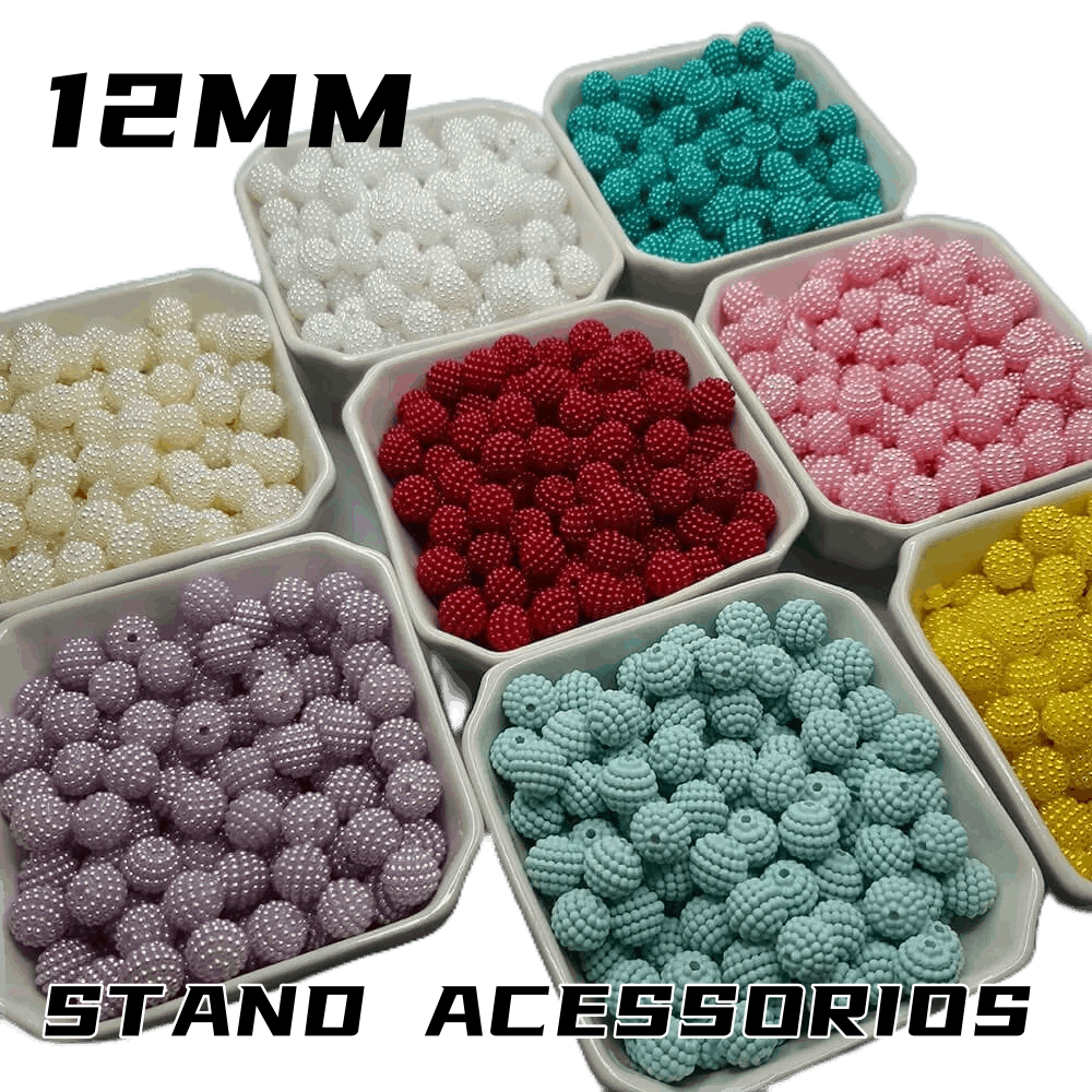 Pérola Craquelada 12mm Pacote Com 50 Peças Diversas Cores em Oferta na Shopee