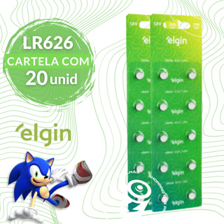 20 Baterias Alcalinas LR626 AG4 377 Elgin Moeda Botão Relógio - 02 Cartelas com 10 Unidades em Oferta na Shopee