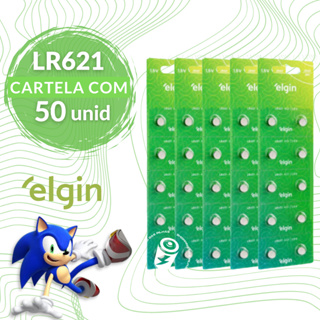 50 Baterias Alcalinas LR621 AG1 364 Elgin Moeda Botão Relógio - 5 Cartelas com 10 Unidades em Oferta na Shopee