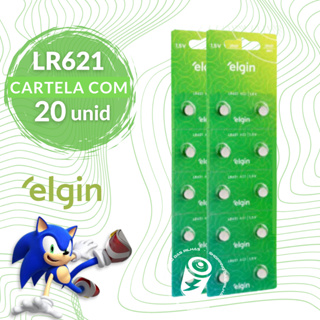 20 Baterias Alcalinas LR621 AG1 364 Elgin Moeda Botão Relógio - 2 Cartelas com 10 Unidades em Oferta na Shopee