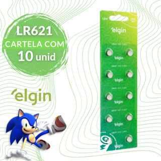 Baterias Alcalinas LR621 AG1 364 Elgin Moeda Botão Relógio - Cartela com 10 Unidades em Oferta na Shopee