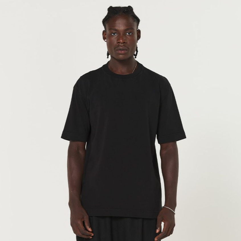 Camiseta Streetwear Tubular Heavyweight Oversized Preta