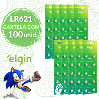 100 Baterias Alcalinas LR621 AG1 364 Elgin Moeda Botão Relógio - 10 Cartelas com 10 Unidades em Oferta na Shopee