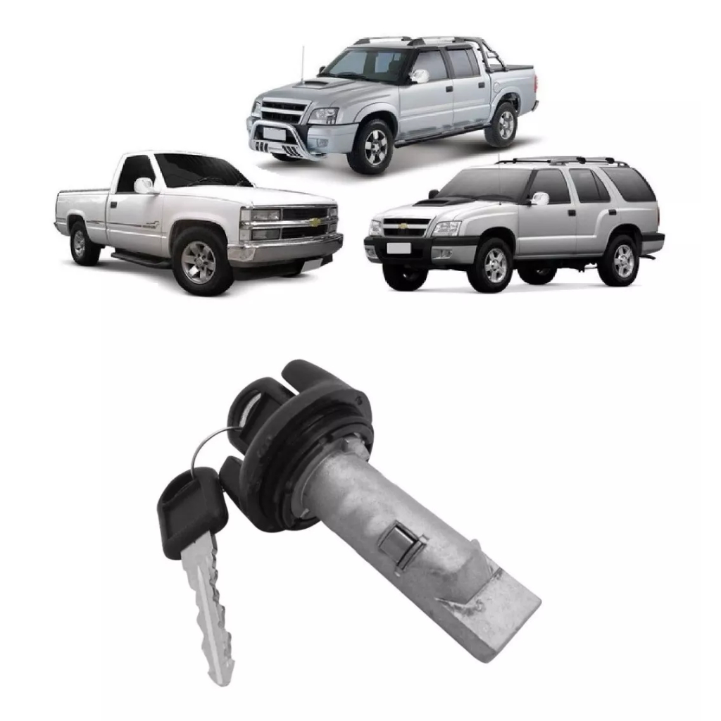 Miolo Cilindro Ignição S10 Silverado Blazer 95 A 2011 Com Chaves