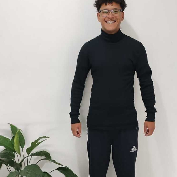 Camisa  Cacharrel Manga Longa gola alta