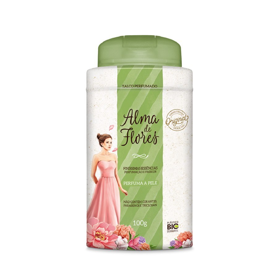 Talco Alma de Flores 100g Original