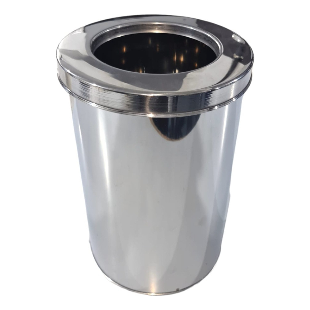 Lixeira Inox - ARO   65 Litros - Cozinha/ Escritório/ Banheiro/ Restaurante/ Escola/ Condomínios/ Parques/ Hospitais/ Empresas/ Bares