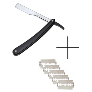 Kit Navalha + 30 Lâminas Profissional Barbeiro Aço Inox em Oferta na Shopee