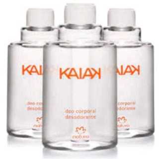 Kit com 3 Refil Desodorante Kaiak Tradicional Feminino 100 ml Natura em Oferta na Shopee