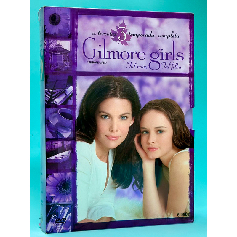 DVD Gilmore Girls Terceira Temporada Completa (6 Discos) - DUBLADO E LEGENDADO EM PORTUGUÊS BR