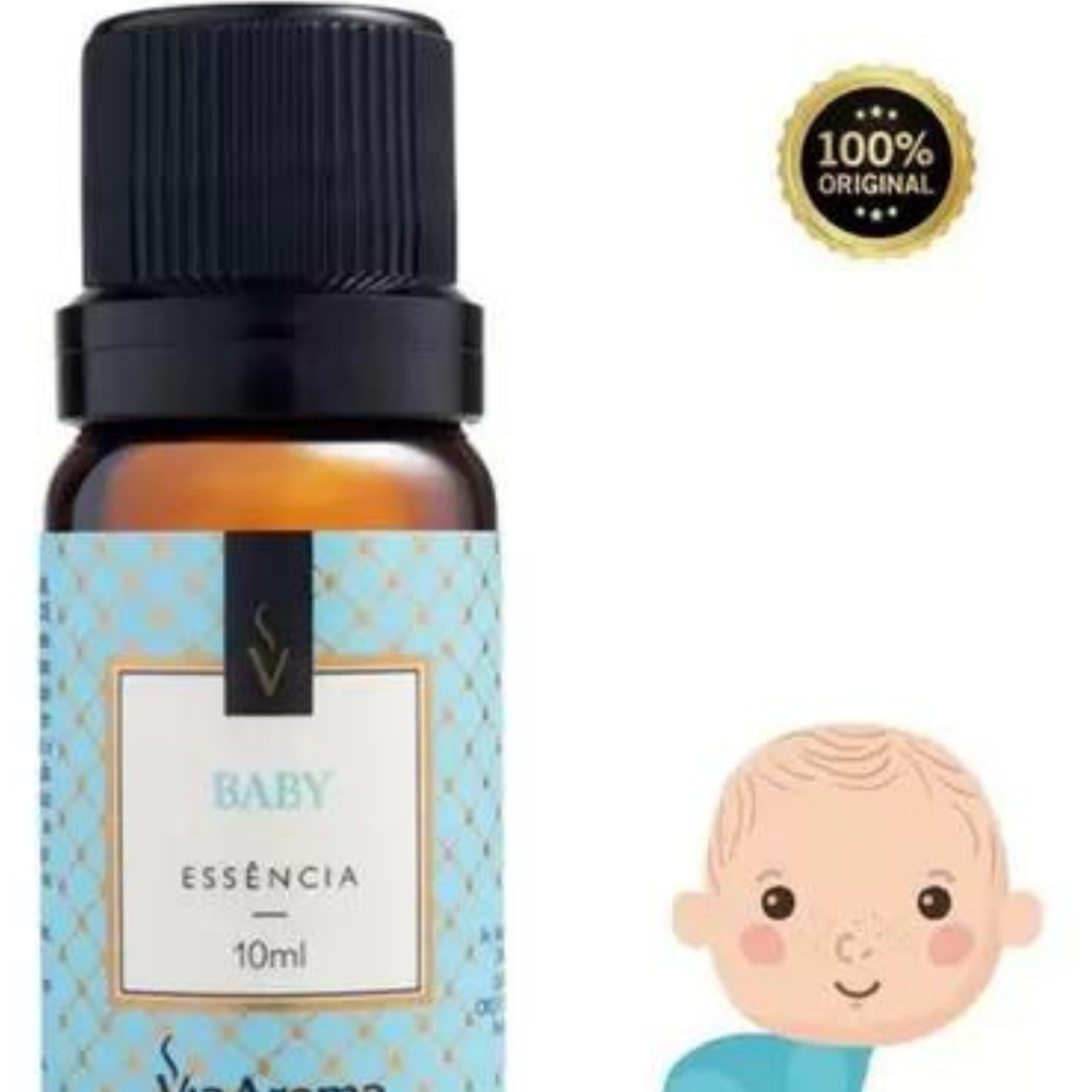Aroma Clássico de Bebê: Essência Original e  Mais Vendida - 10ml