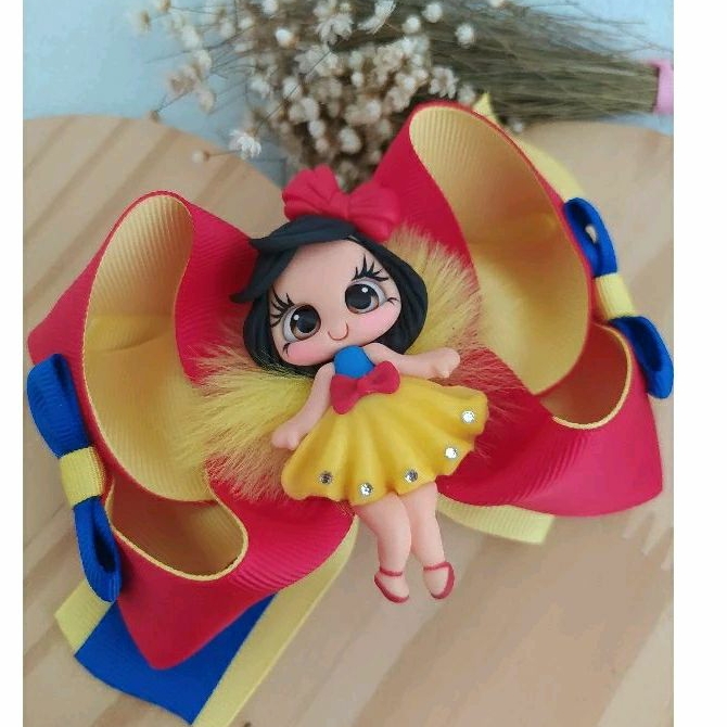 Laço Infantil Temático da Branc@ de Neve/Bico de Pato/Faixa/Arco em Oferta na Shopee